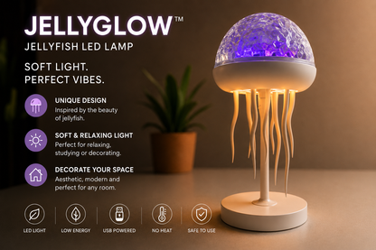Jellyfish Lamp for Relaxing Spaces