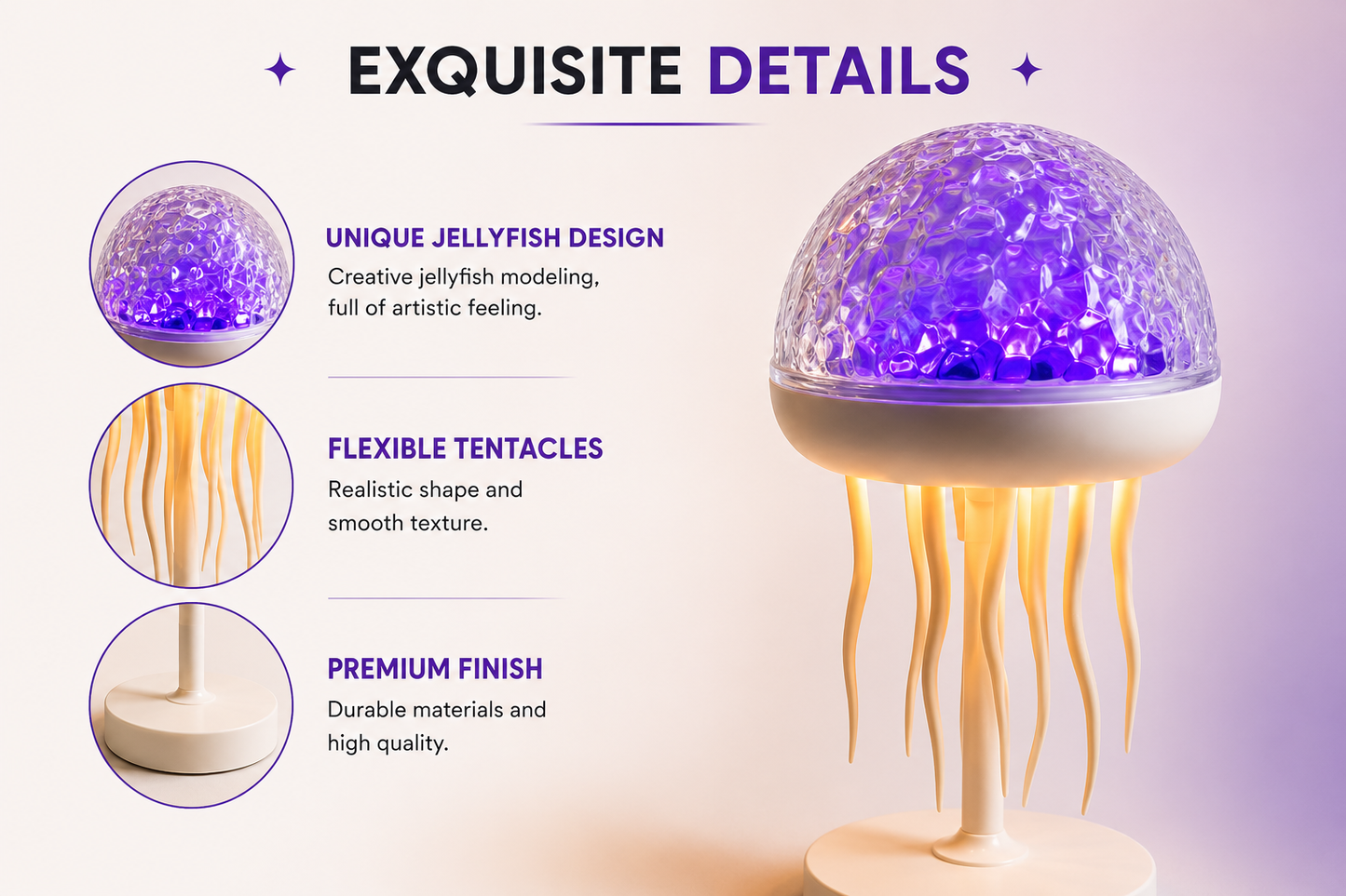 Jellyfish Lamp for Relaxing Spaces