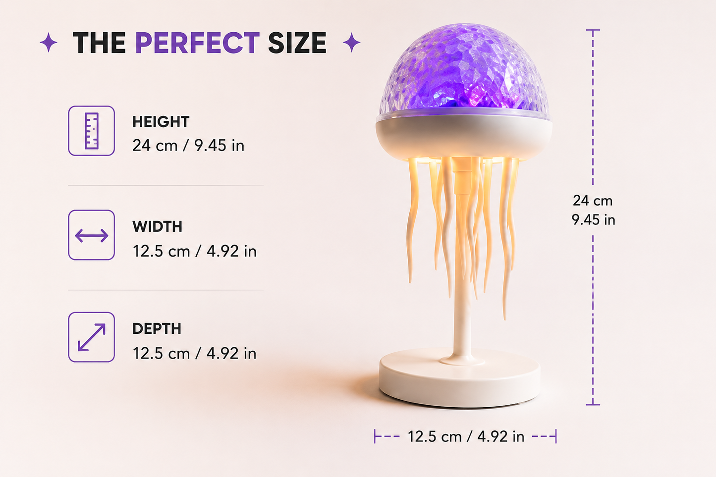 Jellyfish Lamp for Relaxing Spaces